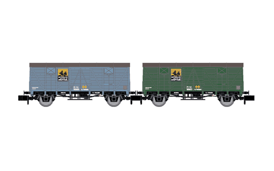 Arnold HN6666  Gedeckter Güterwagen J3 „Nitrato de Chile“ Ep. III  RENFE