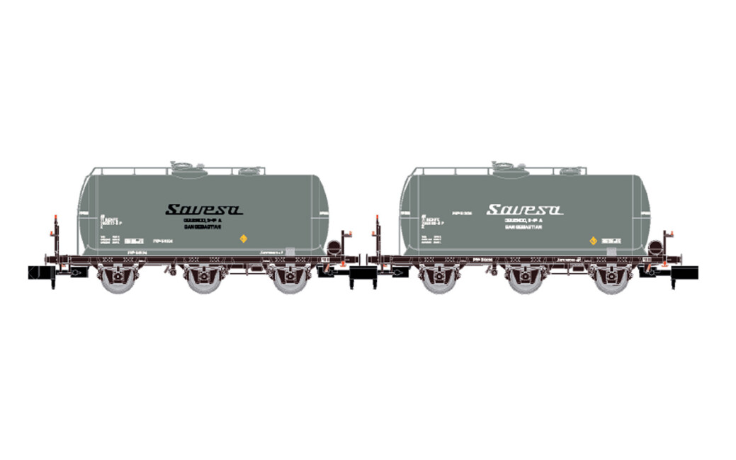 Arnold HN6672  2er-Set Kesselwagen „Savesa“ Ep. IV  RENFE