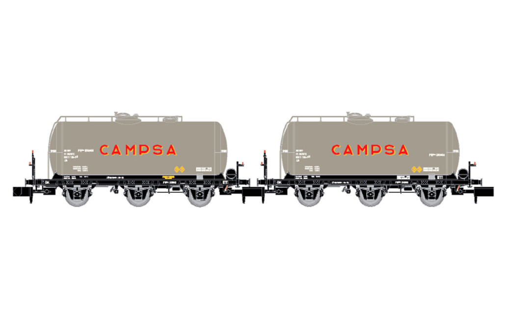 Arnold HN6674  2er-Set Kesselwagen „CAMPSA“ Ep. III  RENFE