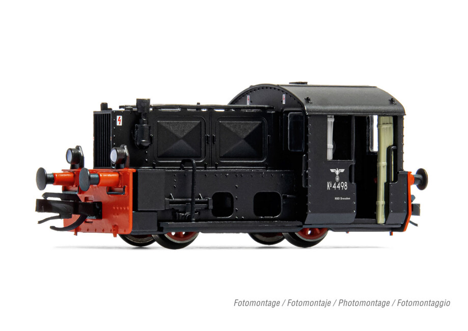 Arnold HN9062D  Rangier-Diesellok Kö 4498 schwarz Ep. II  DRB DCC