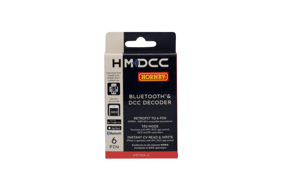 Hornby R7321  HM7000-6 Decoder Bluetooth® & DCC (6-pin)