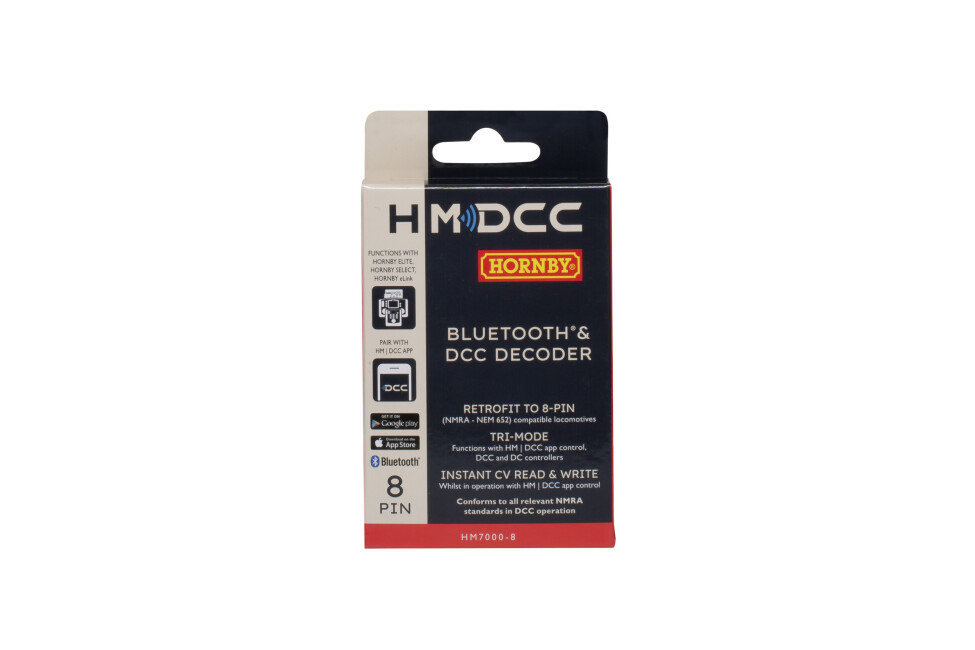 Hornby R7335  HM70008 Decoder Bluetooth® & DCC (8pin)