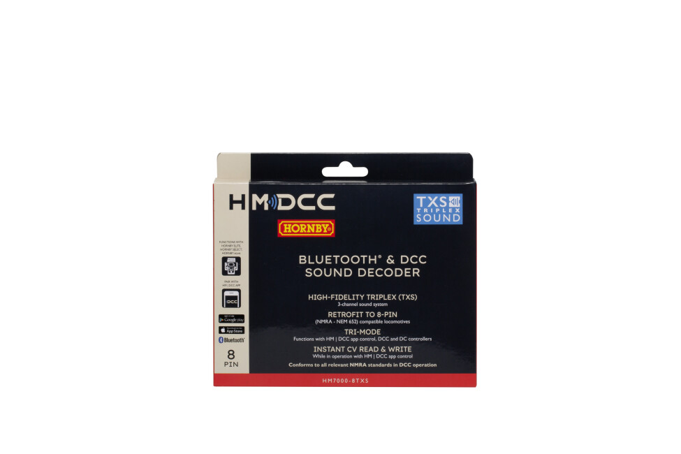 Hornby R7336  HM70008TXS Sounddecoder Bluetooth® & DCC (8pin)