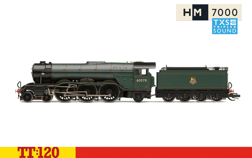 Hornby TT3005TXSM  Dampflok Class A3 462 60078 Night Hawk  Ep. III BR Sound