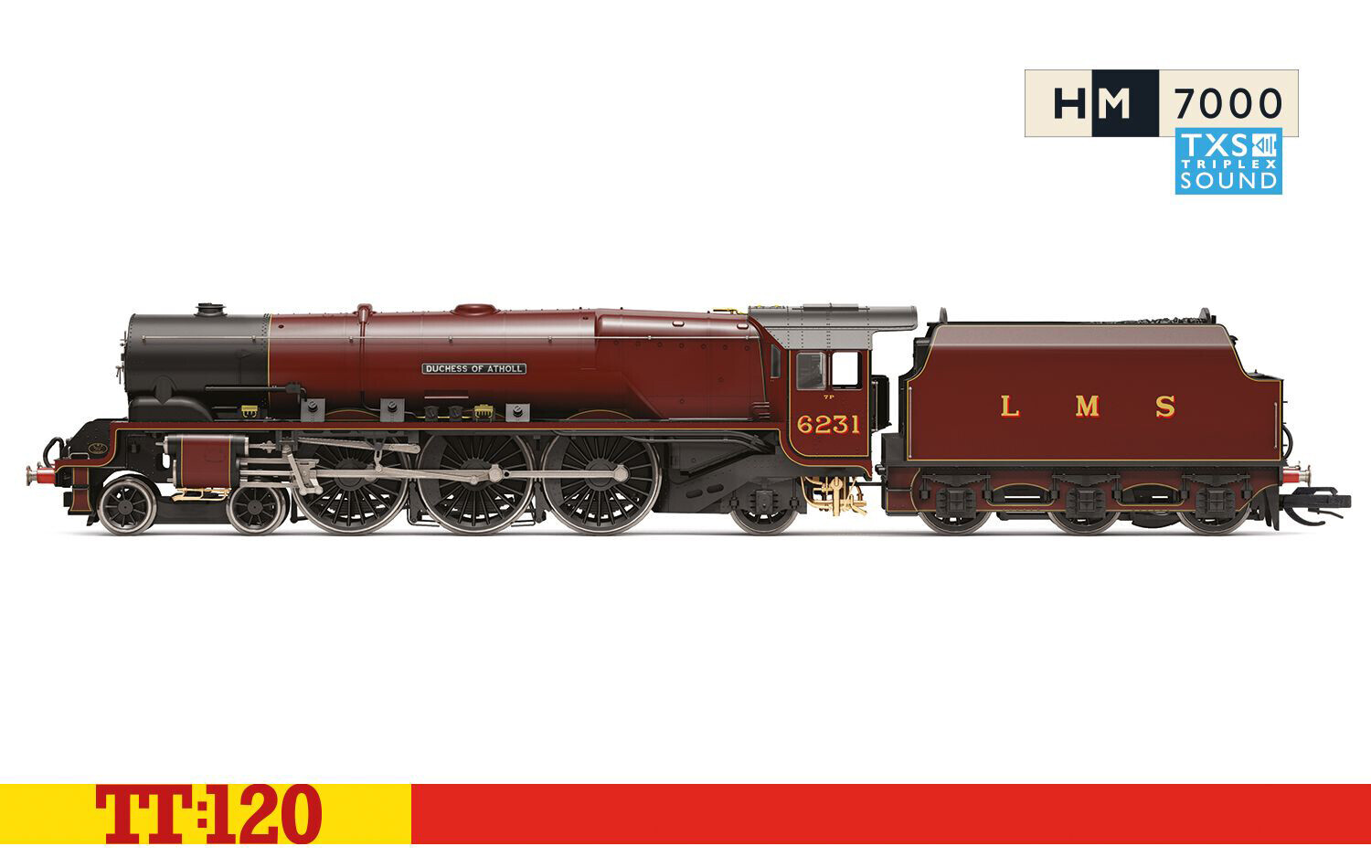 Hornby TT3010TXSM Dampflok Princess Coronation, 462, 6231