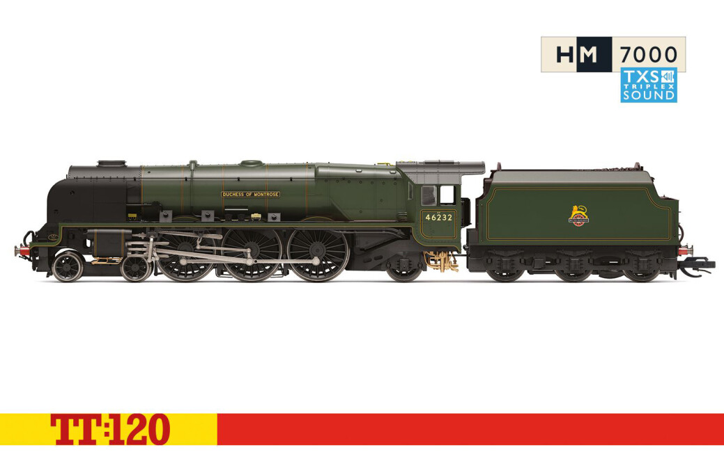 Hornby TT3011TXSM  Dampflok Princess Coronation, 462, 46232, Duchess of Montrose  Ep. III BR Sound