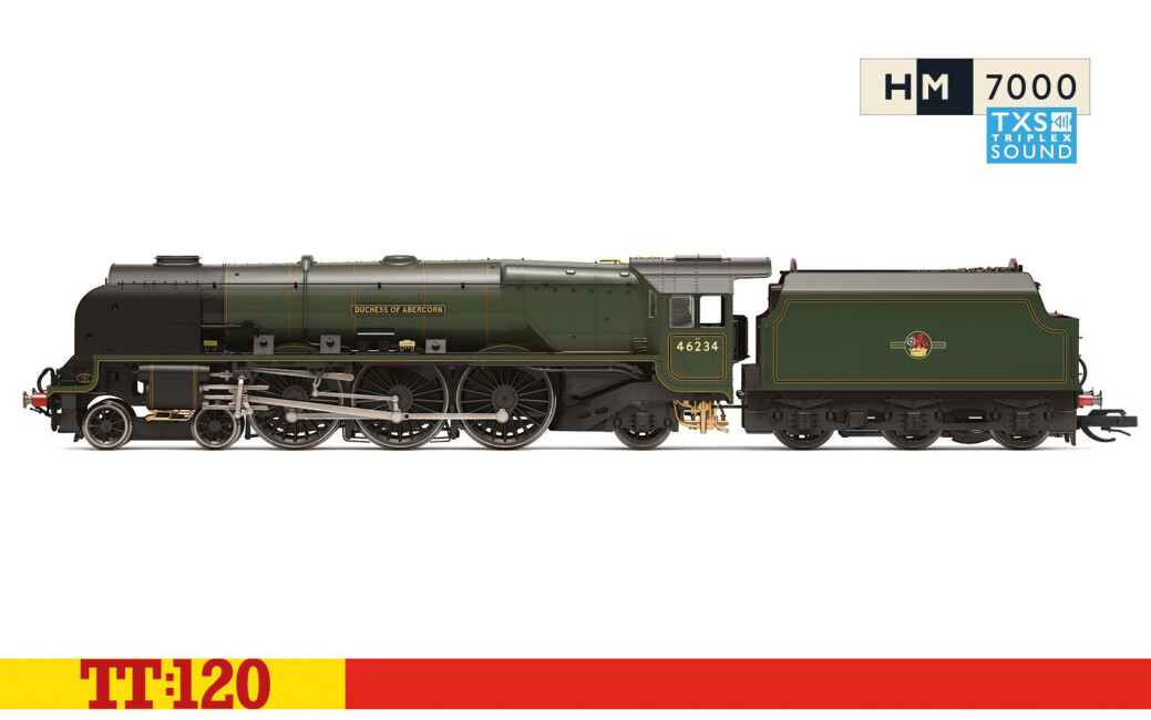 Hornby TT3012TXSM  Dampflok Princess Coronation, 462, 46234, Duchess of Abercorn  Ep. III BR Sound