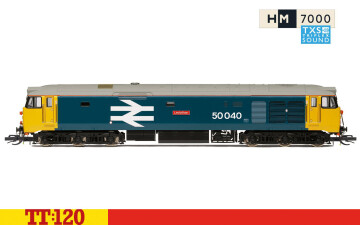 Hornby TT3014TXSM  Diesellok Class 50, CoCo, 50040, Leviathan  Ep. IV BR Sound
