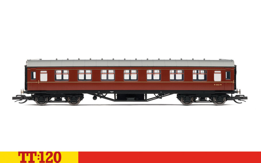 Hornby TT4033  Personenwagen 57 Corridor Third, M1832M  Ep. III BR