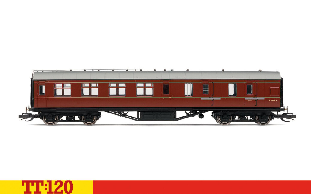 Hornby TT4034  Personenwagen 57 Brake Third, M5842M  Ep. III BR