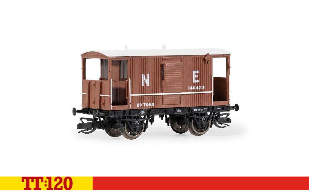 Hornby TT6011  Gedeckter Güterwagen Dia.034 Toad B Brake Van 140422 Ep. II