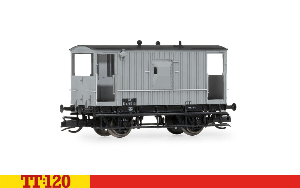 Hornby TT6012  Gedeckter Güterwagen Dia.064 Toad E Brake Van E175712 Ep. III