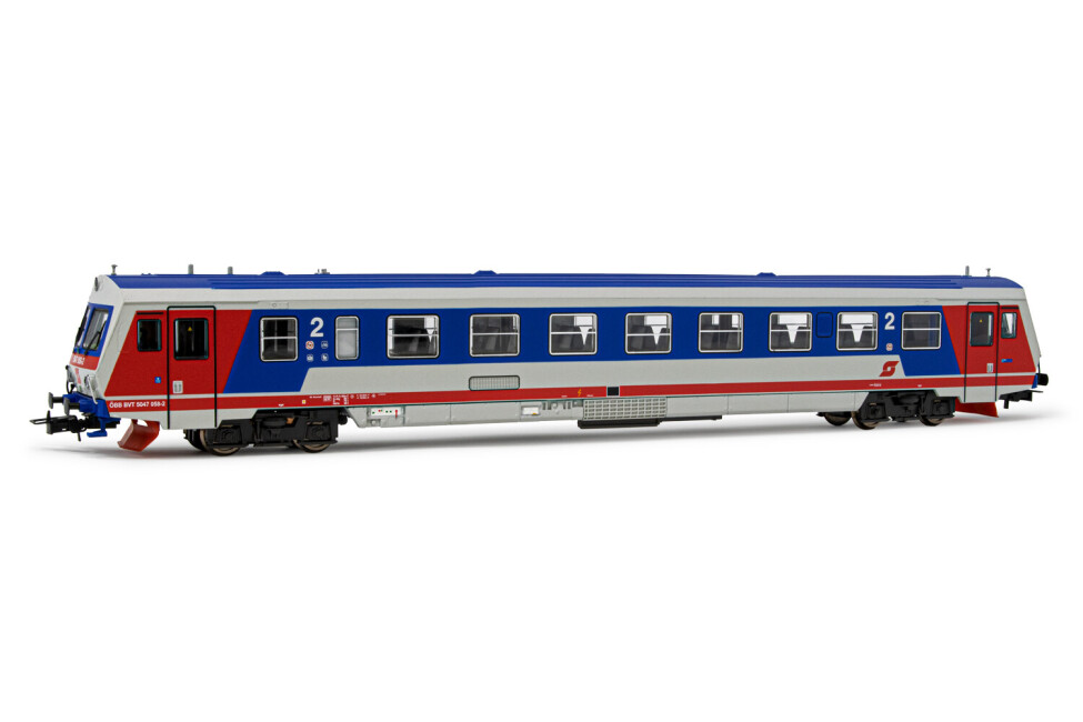 Rivarossi HR2757  Diesel-Triebwagen 5047 058-2 grau-blau-rot Ep. IV-V  ÖBB