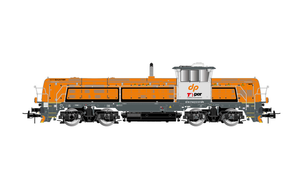 Rivarossi HR2923  Diesellok EffiShunter 1000 orange-grau Ep. VI  TPER