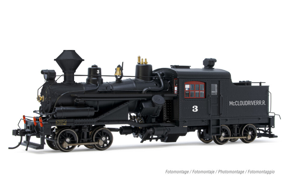 Rivarossi HR2946  Dampflok Heisler mit 2 Drehgestellen McCloud River Railroad 3 Ep. III