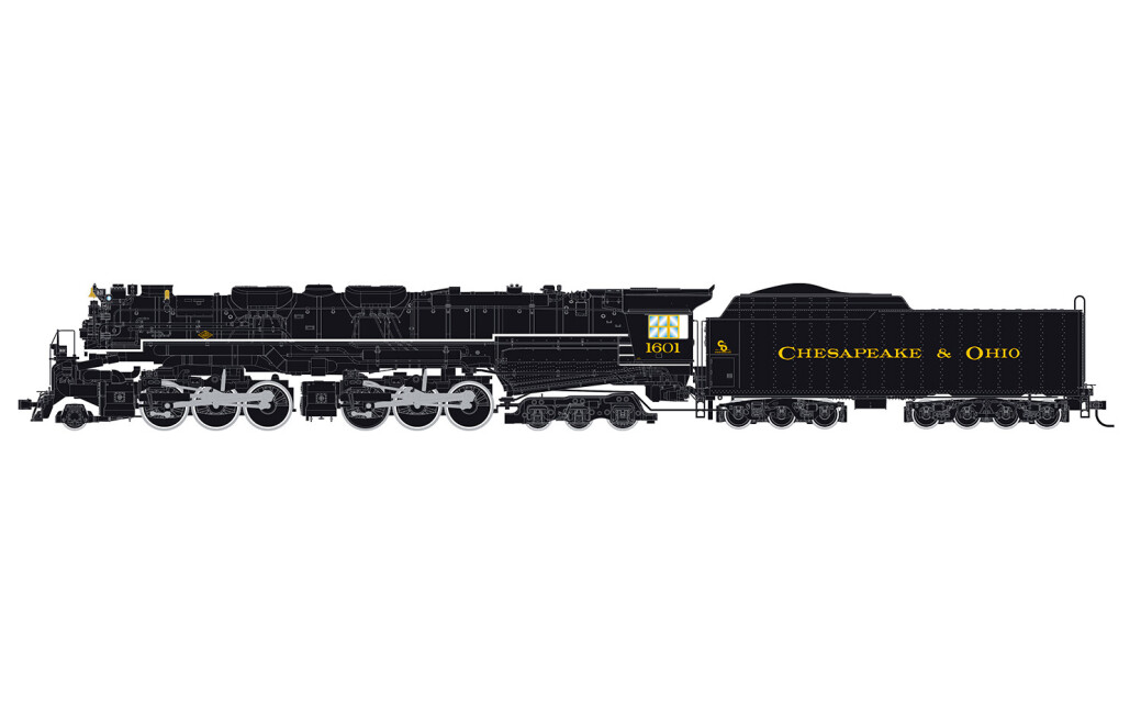 Rivarossi HR2950  Schwere Dampflokomotive 2-6-6-6 Allegheny 1601 Ep. III-IV  CO, C&O