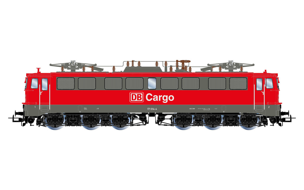 Rivarossi HR2961S  E-Lok E 251 DB Cargo verkehrsrot  Ep. V  DB AG Sound