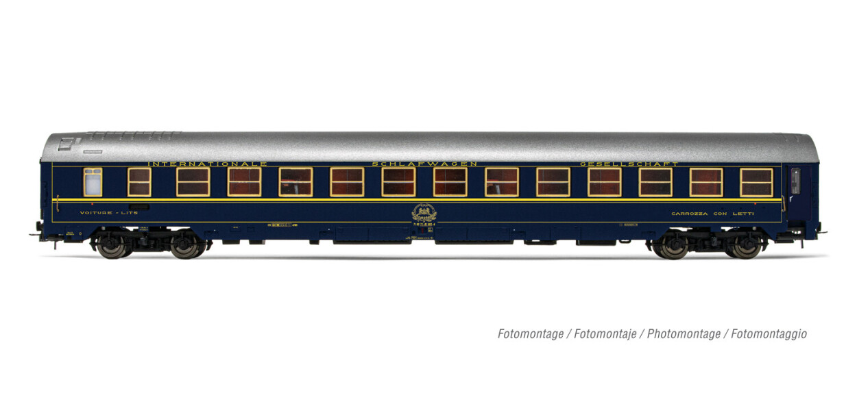 Rivarossi HR4333  Pullman Schlafwagen MU 64 WMD blau  Ep. IV  CIWL