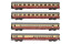 Rivarossi HR4347  4er-Set Personenwagen Rheingold 1983 Teil 2  Ep. IV  DB