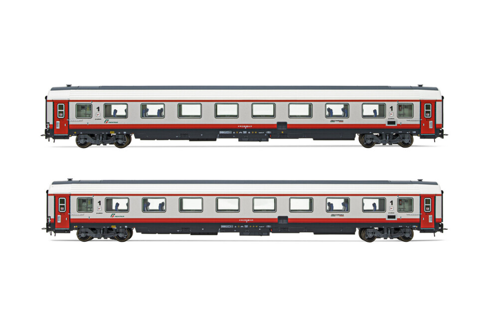 Rivarossi HR4351  2er-Set Personenwagen Gran Confort „Progetto 901" 1.Kl. „Frecciabianca"  Ep. VI  FS