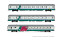 Rivarossi HR4359  3er-Set Personenwagen IC 507/530 Sila mit Salon- + Speisewagen  Ep. Vb  FS