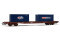 Rivarossi HR6502  Flachwagen Sgss braun mit Containern CMA CGM  Ep. VI  ERR