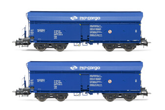 Rivarossi HR6522  2er-Set Selbstentladewagen Fals PKP Cargo blau Ep.V  PKP