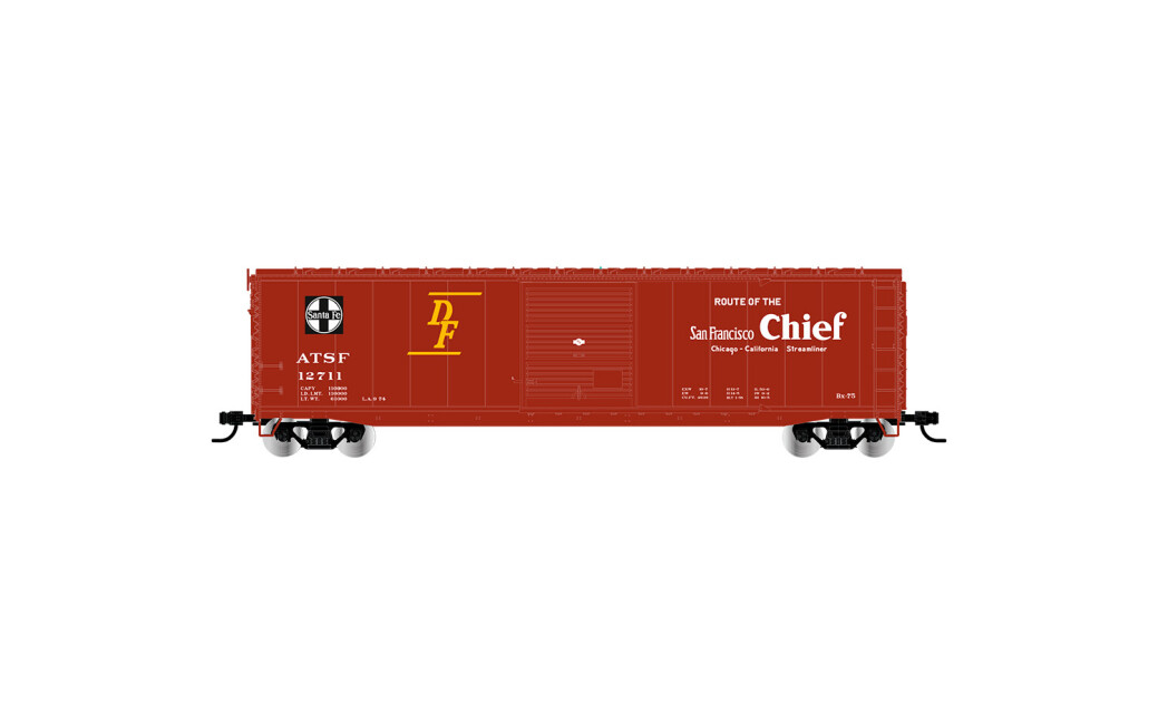 Rivarossi HR6661B  Gedeckter Güterwagen San Francisco Chief 12712 braun  Ep. IV-V  ATSF