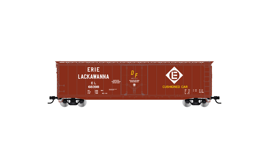 Rivarossi HR6664B  Gedeckter Güterwagen Erie Lackawanna 68439 braun  Ep. IV-V  EL