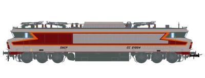 Jouef HJ2422  E-Lok CC 21004 Silber-rot-orange Ep. IV  SNCF