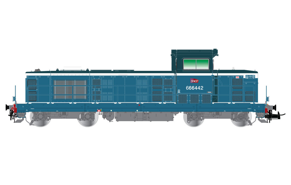 Jouef HJ2441S  Diesellok BB 666442 blau  Ep.  VI  SNCF  Sound