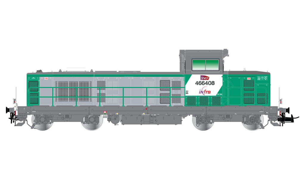 Jouef HJ2442  Diesellok BB 66400 grau-grün  Ep. VI  INFRA