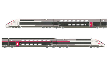 Jouef HJ2451  E-Triebzug TGV Duplex Carmillon 4-teilig...