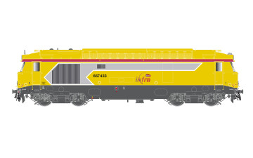 Jouef HJ2465S  Diesellok BB 667548 gelb  Ep. VI  SNCF  Sound