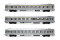 Jouef HJ4146  3er-Set Personenwagen DEV Inox La Mouette silber  Ep. III  SNCF
