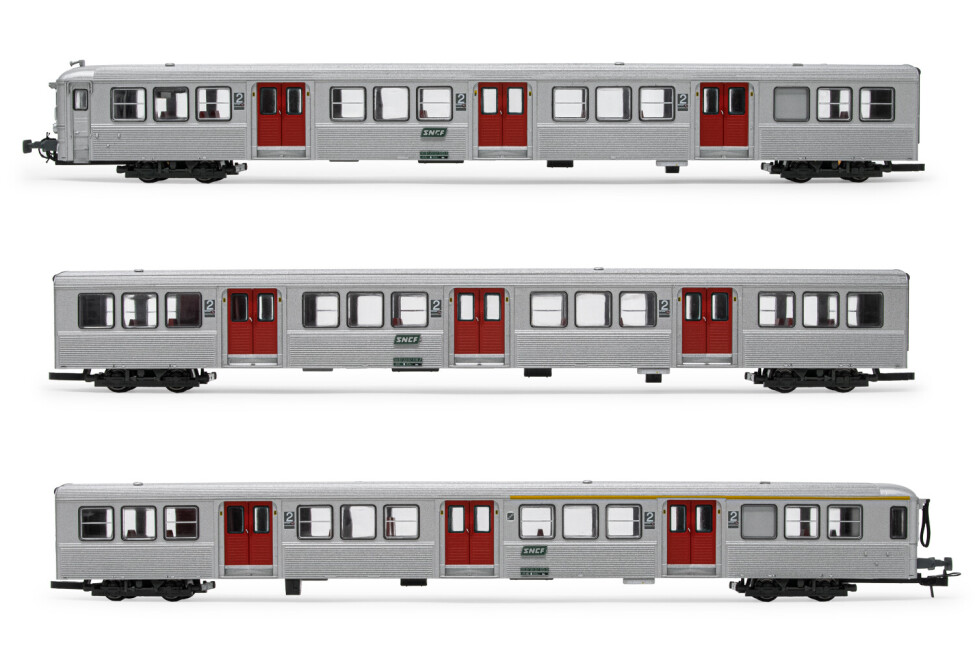 Jouef HJ4152  3er-Set Personenwagen RIB70 Original Ep. IV-V  SNCF