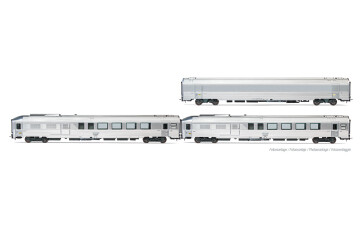 Jouef HJ4178  3er-Set Personenwagen Expo Train 1/2  Ep. VI  SNCF