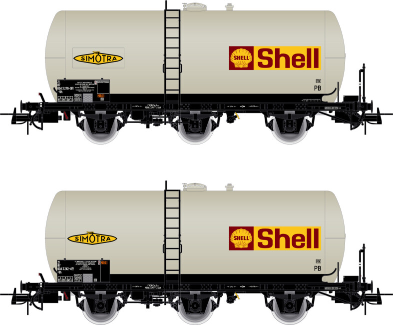 Jouef HJ6223  2er-Set Kesselwagen Uh Shell weiss  Ep. IV  SNCF