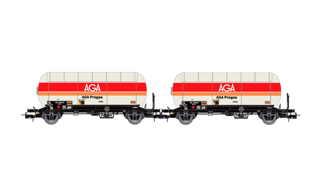 Jouef HJ6289  2er-Set Gaskesselwagen AGA Progas  Ep. IV  SNCF