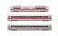 Lima HL4674  3er-Set Erg&auml;nzungswagen f&uuml;r Triebzug ICE 1 BR 401 weiss-rot  Ep. IV-V  DB