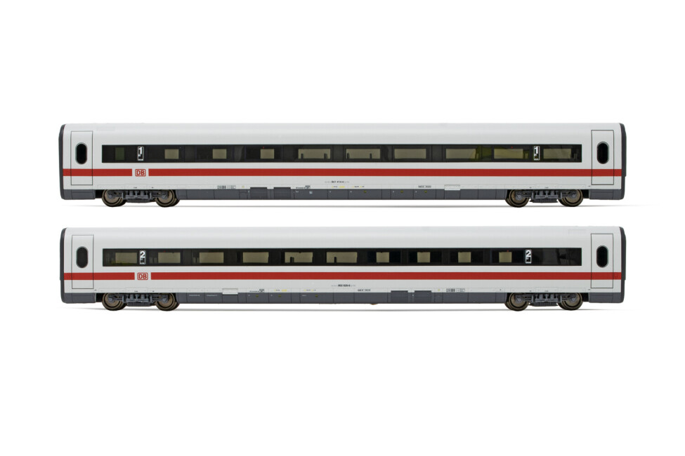 Lima HL4679  2er-Set Ergänzungswagen für Triebzug ICE 1 BR 401 weiss-rot  Ep. V-VI  DB AG