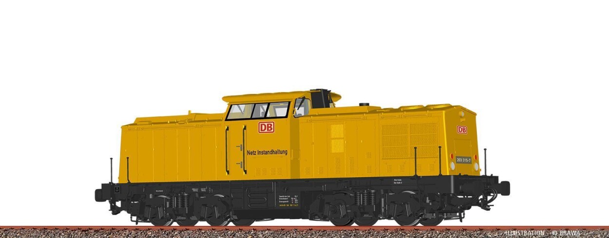 Brawa 41708  Diesellok  203 315-7  Ep. VI DB AG