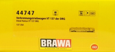 Brawa 44747  Diesel-Triebwagen  VT 137.3  Ep. II DRG Sound  AC