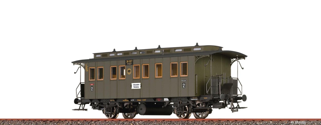 Brawa 45621  Personenwagen Bi  36 027  Ep. II DRG