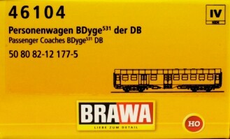 Brawa 46104  Personenwagen BDyg 532  Dortmund  Ep. IV DB
