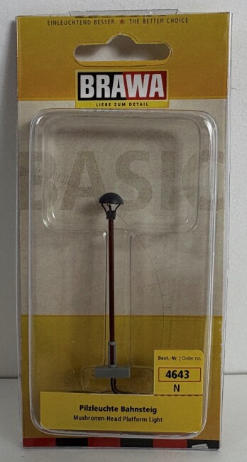 Brawa 4643  Bahnsteig-Pilzleuchte
