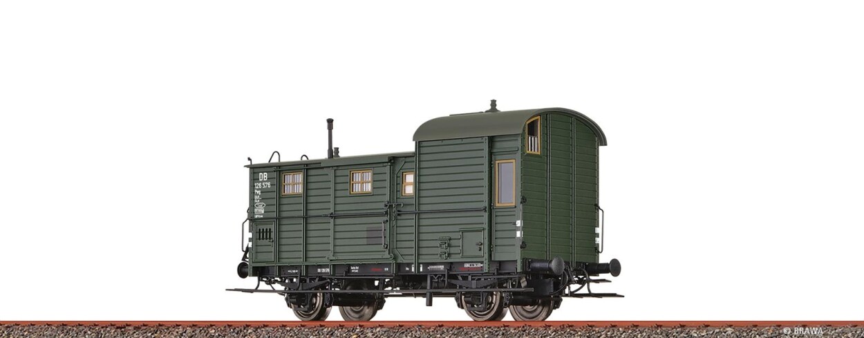 Brawa 48369  Güterzuggepäckwagen Pwg  126 576  Ep. III DB