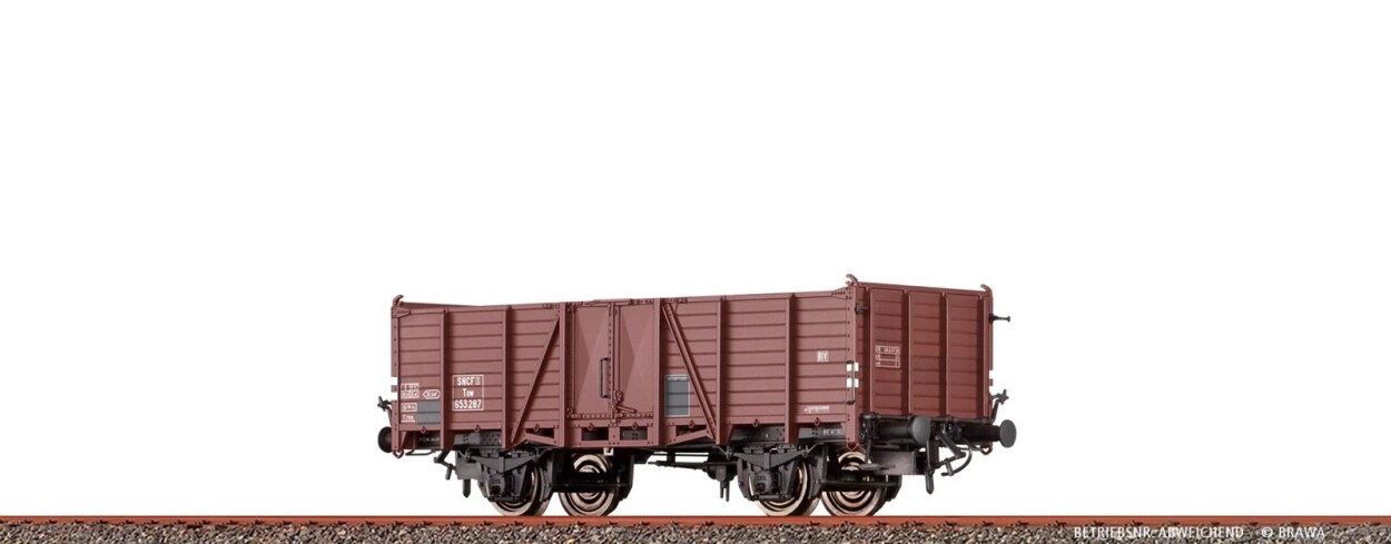 Brawa 48447  Offener Güterwagen Tow  653 349  Ep. III SNCF