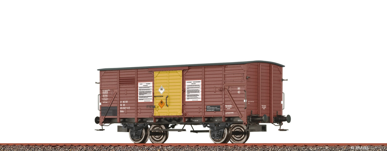 Brawa 49072  Gedeckter Güterwagen Gklm „Tetraethylblei”527-5  Ep. IV DR