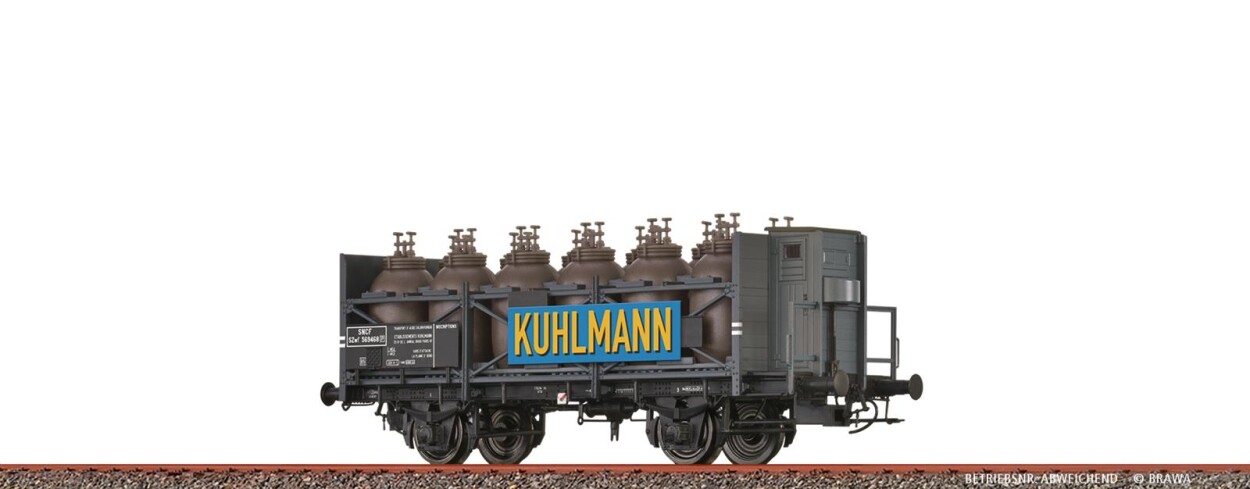 Brawa 49329  Säuretopfwagen SZwf "Kuhlmann"  569463  Ep. III SNCF
